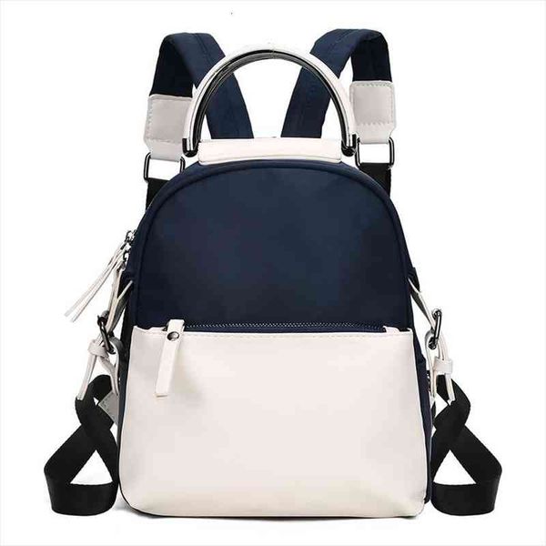 

nylon women backpack fashion panelled travel bags school bag for teenage girls casual style back pack daypack bolsa