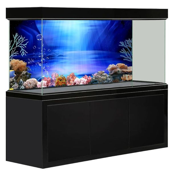 

decorations [jq-0025] fish tank background high-definition ocean series aquarium decoration sticker support picture and size customization