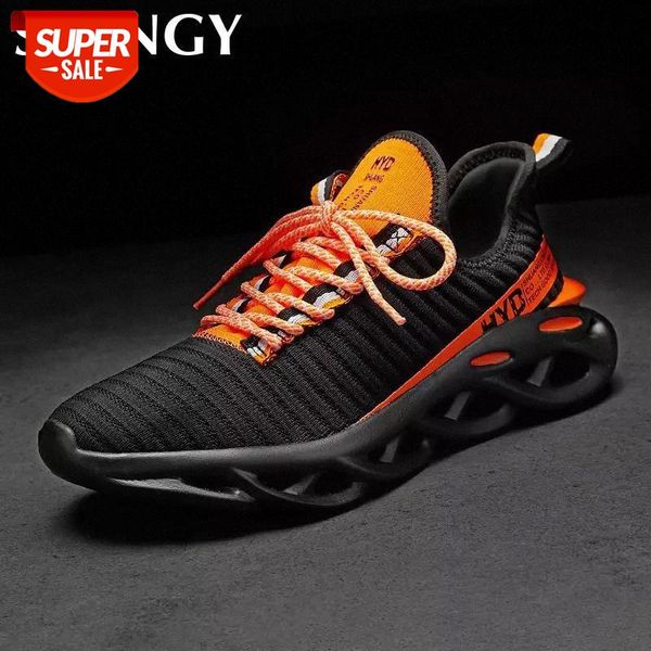 

2020Summer Trend Style Men's Casual Shoes Fashion Breathable Mesh Lightweight Personalized Sports Shoes Men Outdoor Comfort #9E5x