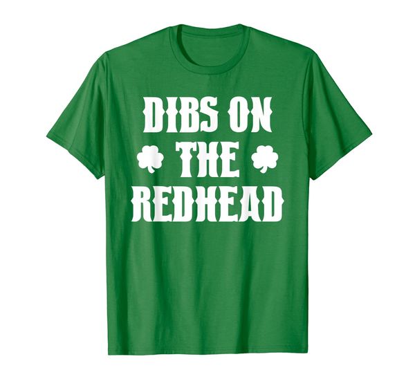 

dibs on the redhead shirt funny st patricks day drinking tee, White;black