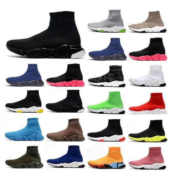 

new men women sock boots socks mens womens trainers boot fashion balck shoes shoe red sneakers, Black