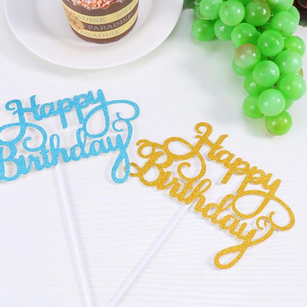 

other festive & party supplies 25pcs cake ers glittering picks cupcake decor (golden, silver, blue, rosy, black, 5 of each)