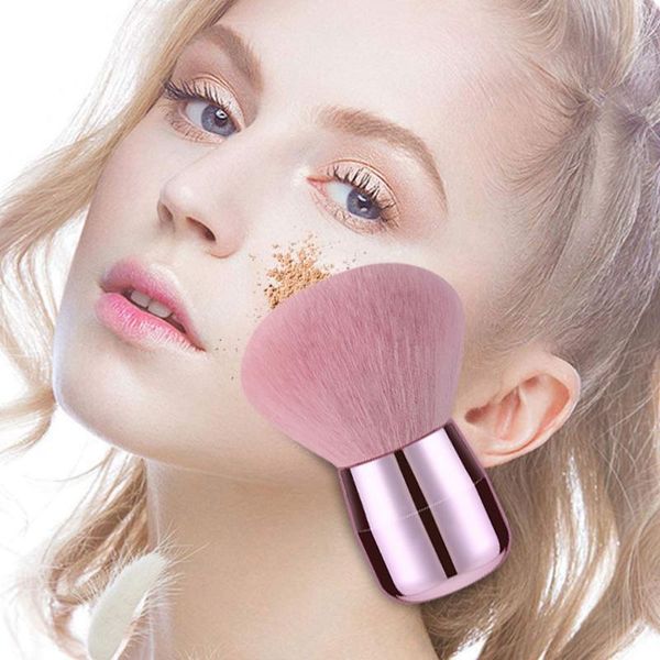 

makeup brushes powder brush multi purpose loose blush foundation face for liquid cream beveled silicone make up