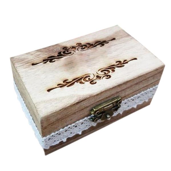 

other event & party supplies decorative vintage style wedding ring box holder novelty wooden gift proposal custom engagement decor