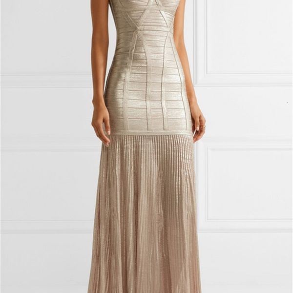 

purple gold foiling impression sleeveless sheath long rayon bandage cocktail party dress 0p0t, White