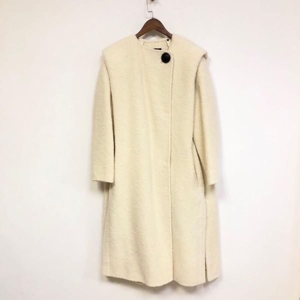 

women's wool & blends 2021 autumn and winter blended coat, Black