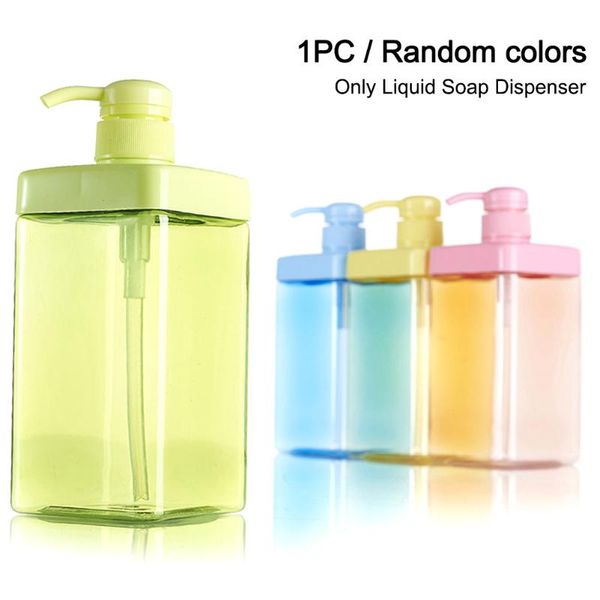 

800ml cosmetics bottles random color hand pump restroom body wash for bathroom kitchen liquid soap dispenser home l travel