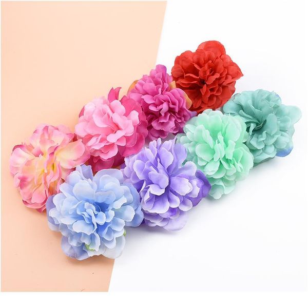 

3pcs silk peony head flower wall bridal accessories clearance christmas wreath wedding home decor diy gifts artificial jllkjm