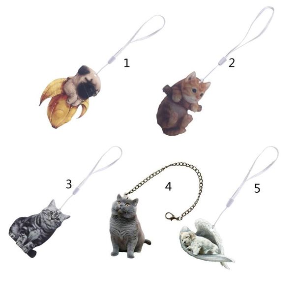

interior decorations cat car hanging ornament colorflul cute animal shape pendants suitable for automotive mirror door window decor