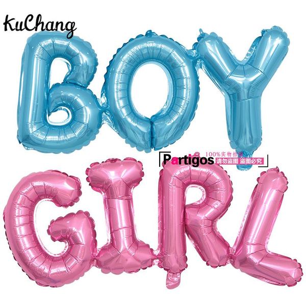 

party decoration 1pcs 91*36 cm connected boy& 106*37cm foil balloon giant ligatures boy girl ballon wedding birthday decor helium globos
