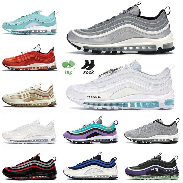 

2021 og 97s running sports shoes mschf x inri jesus mens women silver bullet red leopard sneakers trainers 36-45, White;red