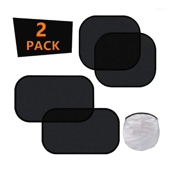 Carro Sunshade 2 peças de janela Shade Cling Sun Side Traseira para bebê 80 GSM Proteger de Raios UV1