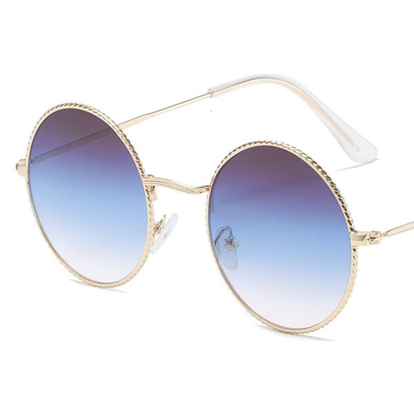 

sunglasses retro round small glasses for women vintage transparent colorful classic 2021 fashion simple design gradient, White;black