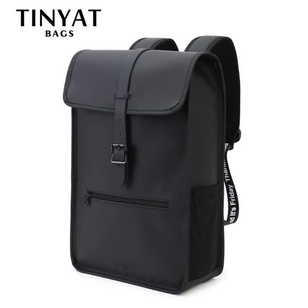 

backpack tinyat man's leather school bag mens lapfor 14 inch casual shoulder male bagpack travel mochila