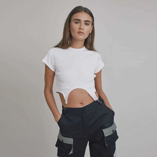 

summer tees t shirt women fashion solid short sleeve o-neck regular short t-shirt women t-shirts blusas female 210625, White