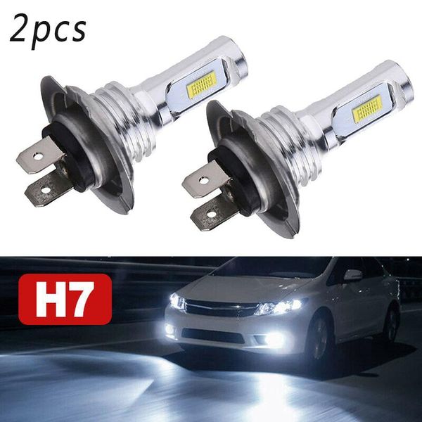 

car headlights set led super bright waterproof dustproof h7 replacement 2pcs