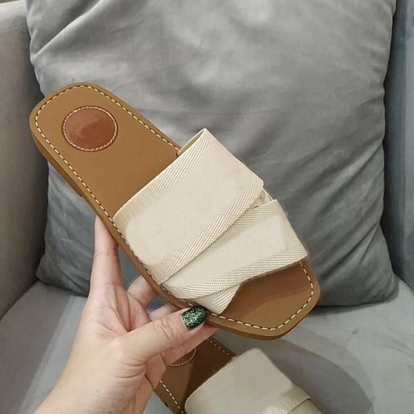 

selling in 2021 new flat women's slipper outside cross uppe summer slides big brand slippers, Black