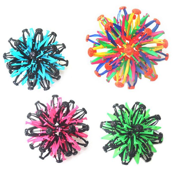 

colorful stretching shrinking ball sphere toy kindergarten expanding ball toy