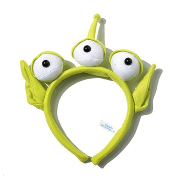 

animation surrounding eyes hoop cute plush headdress, Black;brown