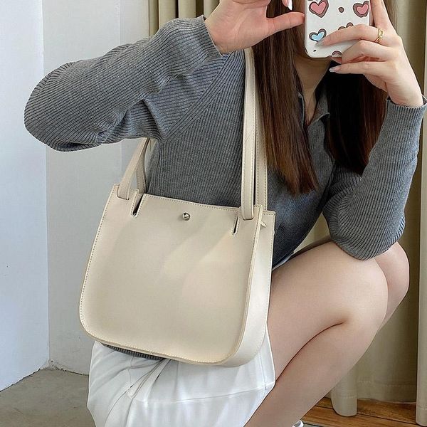 

evening bags summer simple texture big bag 2021 fashion shoulder female net red large capacity portable tote