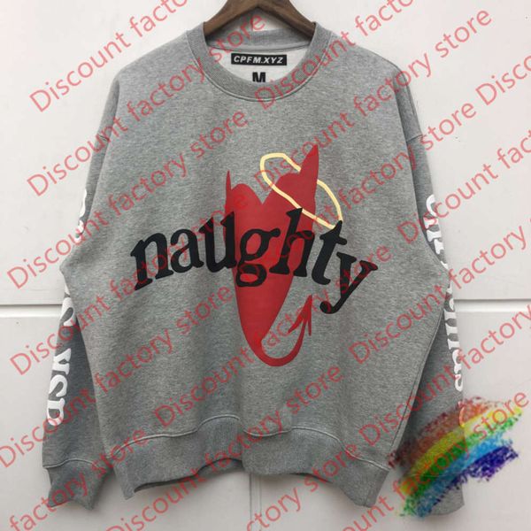 

oversized sweatshirts men women heavy fabric 3d foam christmas pullover crewneck, Black