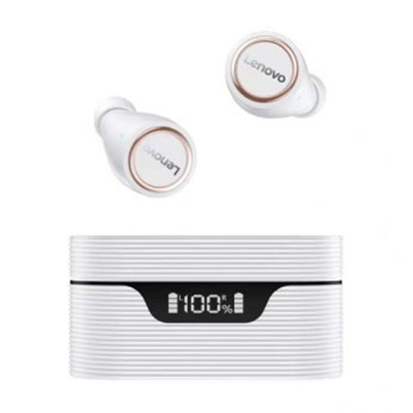 

original lenovo bluetooth 5.0 wireless headphones mini tws earbuds sport headset in-ear earphones touch control with mic charging case