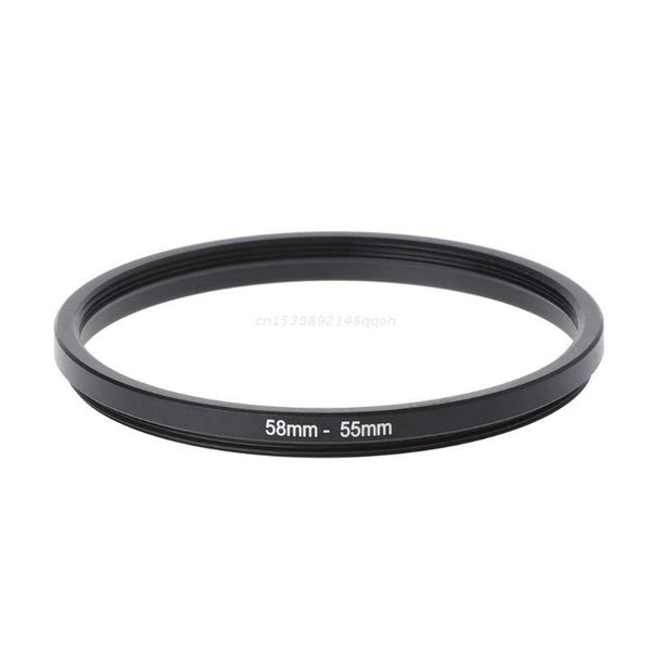

lens adapters & mounts 58mm to 55mm metal step down rings adapter filter camera tool accessory dropship