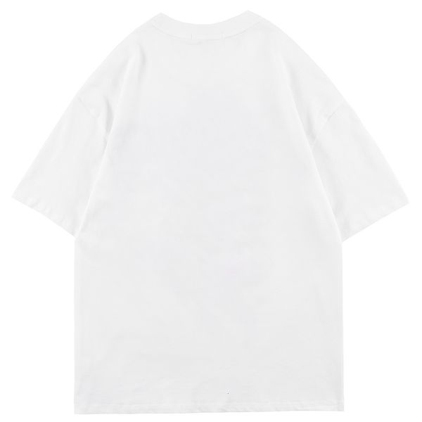 

men's t-shirts aolamegs anime girl print letter embroidery t-shirt men casual baggy japanese harajuku college style tee summer streetw, White;black