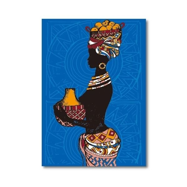 

beautiful african black woman home decor handpainted &hd print oil painting on canvas wall art canvas pictures , f2102020