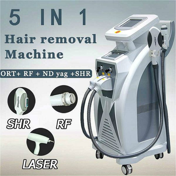 

4 in 1 elight+ opt shr + rf + nd yag laser beauty device shr hair removal multifunctional beauty eqoipments