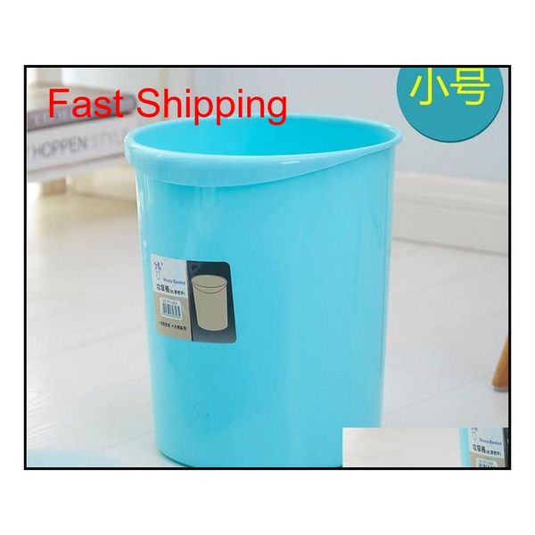 

1pc creative living room kitchen trash office household garbage basket circular toilet pl jllzii lottery2010