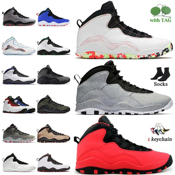 

10s mens basketball shoes jumpman 10 trainers sports ember glow cement gs fusion red cement wings seattle tinker racer blue cool smoke grey