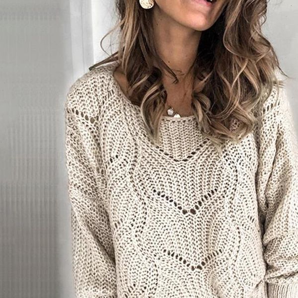 

crew neck cutout knitted sweater ladies jumper pullover women contrast stitching knit sweater and pullovers o neck streetwear, White;black