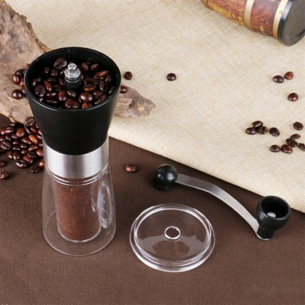 

ordinary grinder manual coffee grinder plastic coffee machine hand coffee bean grinders ceramic grinding core washable grinders