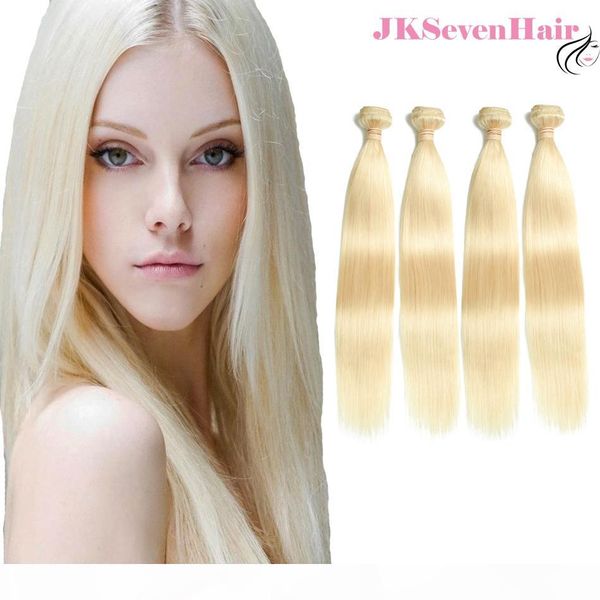 

613 straight brazilian remy human hair extension 4pcs russian european blonde hair weft with wholesale price, Black
