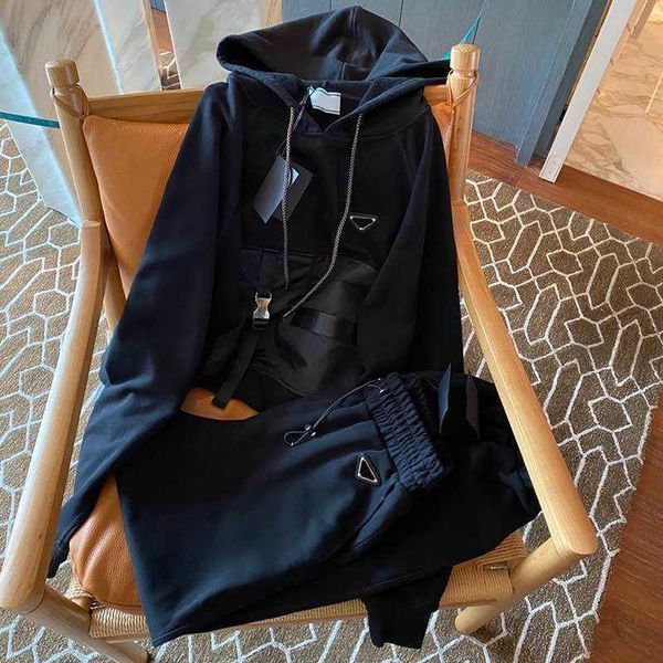 

fashion womens tracksuit 21ss women training suit stylist causal hoodie women clothing stylist casual style sport set long sleeve s-l, White