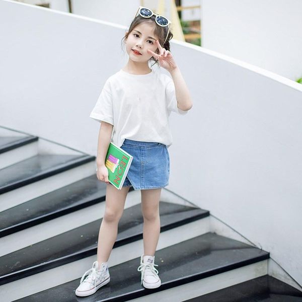 

shorts girls summer light blue kids short pants comfortable children clothing fashion for cotton, Black