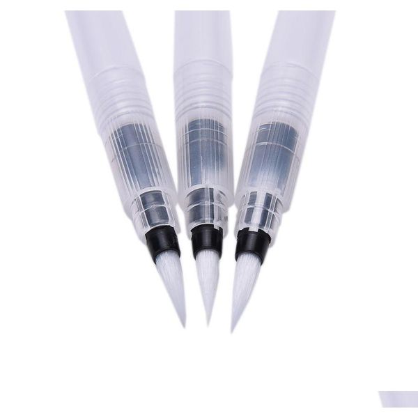

different size refillable pens color pencils ink pen ink soft watercolor brush paint brush paint jllsxr sinabag, Black;red