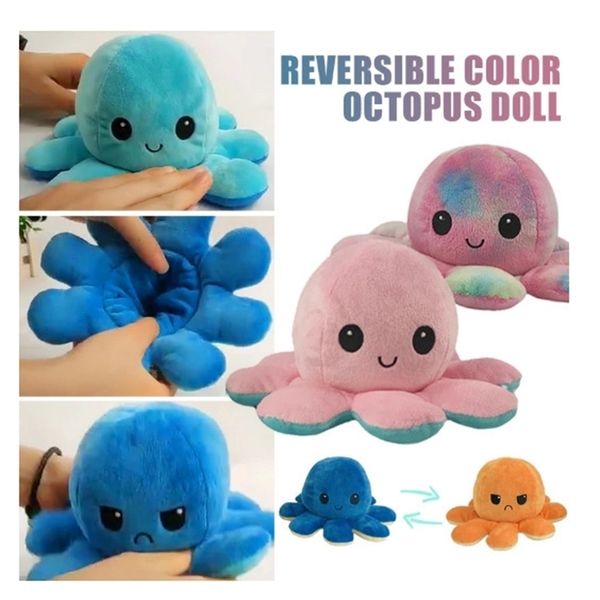 

reversible toy ocs doll tiktok, double faced flip flick, small ocs plush toy