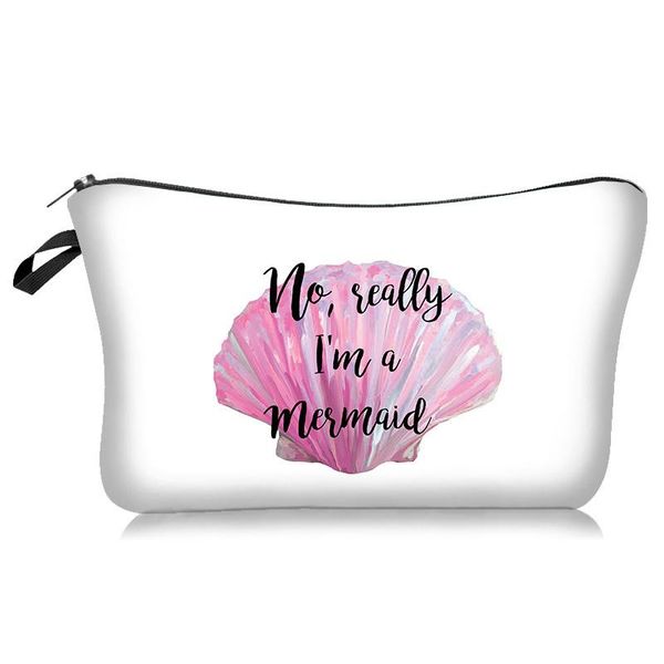 

cosmetic bags & cases women make-up 2021 shell series bag hand washing storage