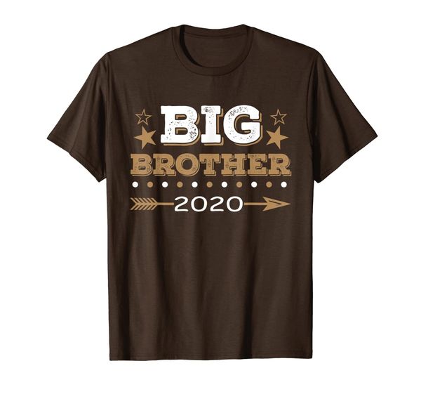

promoted to big brother 2020 vintage arrow t-shirt, White;black