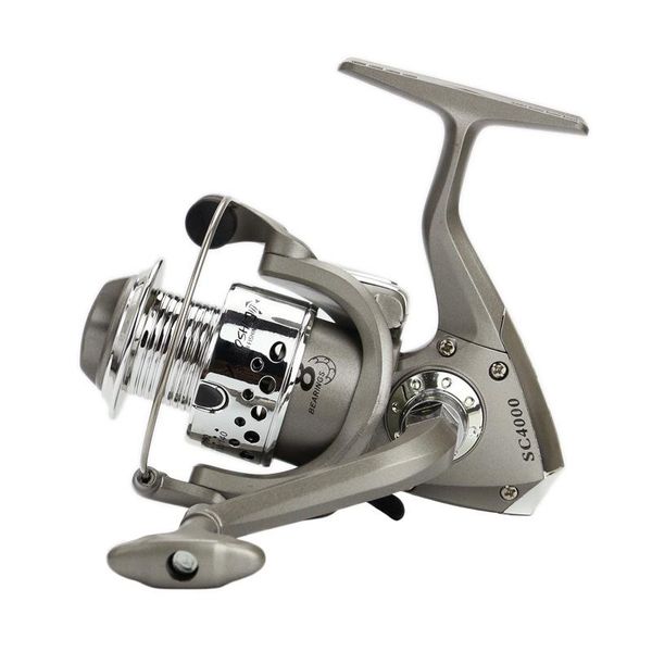 

baitcasting reels yumoshi fishing tackle 5.5:1 ratio spinning reel sc1000-7000 series tools