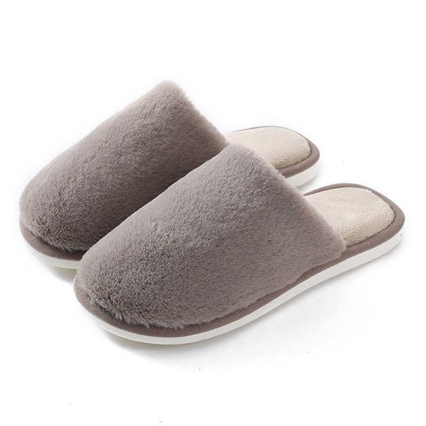 

slippers women's for home flannel indoor couple suede ladies short plush bedroom warm shoes non slip m1ra, Black