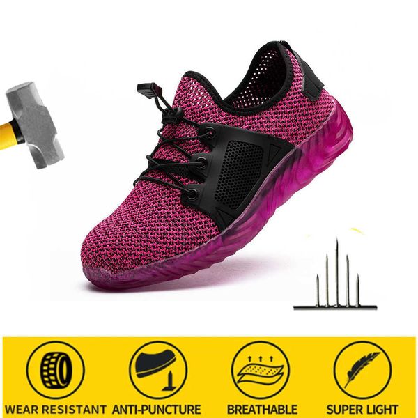 

summer breathable men's safety shoes construction site anti-smashing and anti-piercing safety protective work shoes 211007, Black;brown