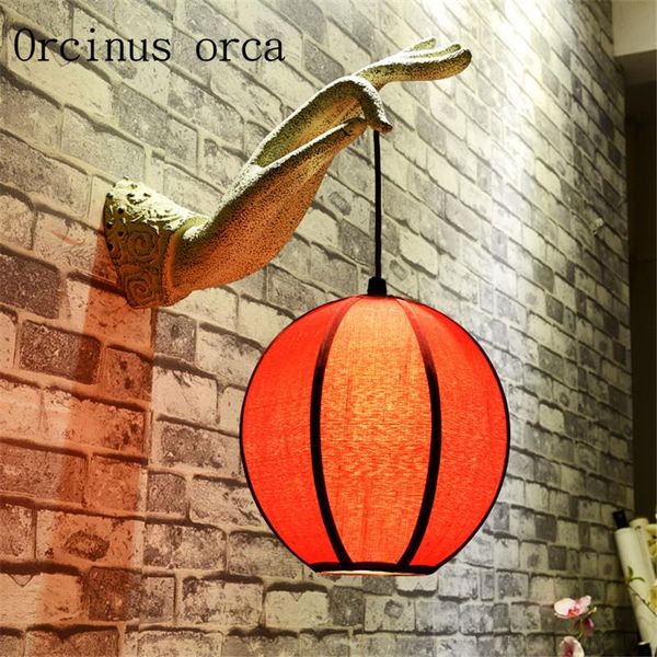 

wall lamp the chinese style retro decoration creative personality porch corridor classic living room aisle antique zen