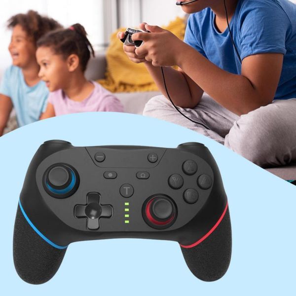 

game controllers & joysticks wireless gamepad for switch pro controller bluetooth-compatible console pad with six-axis vibration nfc