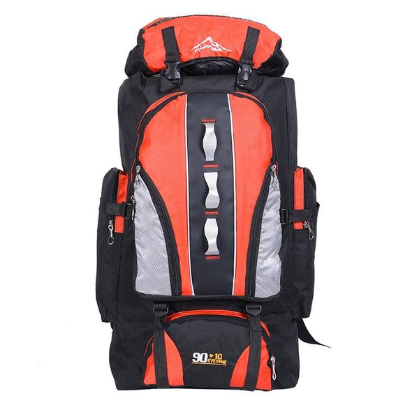 

backpack mountaineering bag 2021 5-color nylon material waterproof fabric outdoor sports travel large capacity 100l db02