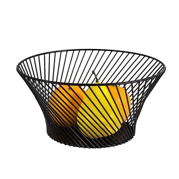 

kitchen storage & organization nordic modern minimalist iron art fruit basket bowl living room snack plate organizer