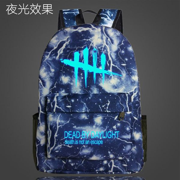 

backpack steam game dead by day night school bag noctilucous luminous student book notebook daily boys girl mochila