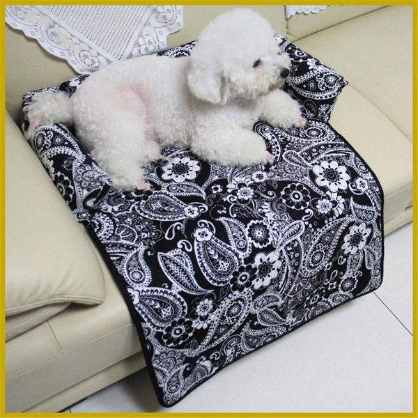 

dog blanket washable dog mat for small medium large dogs bed cotton & cloth puppy sofa soft warm pet kennel supplies bed